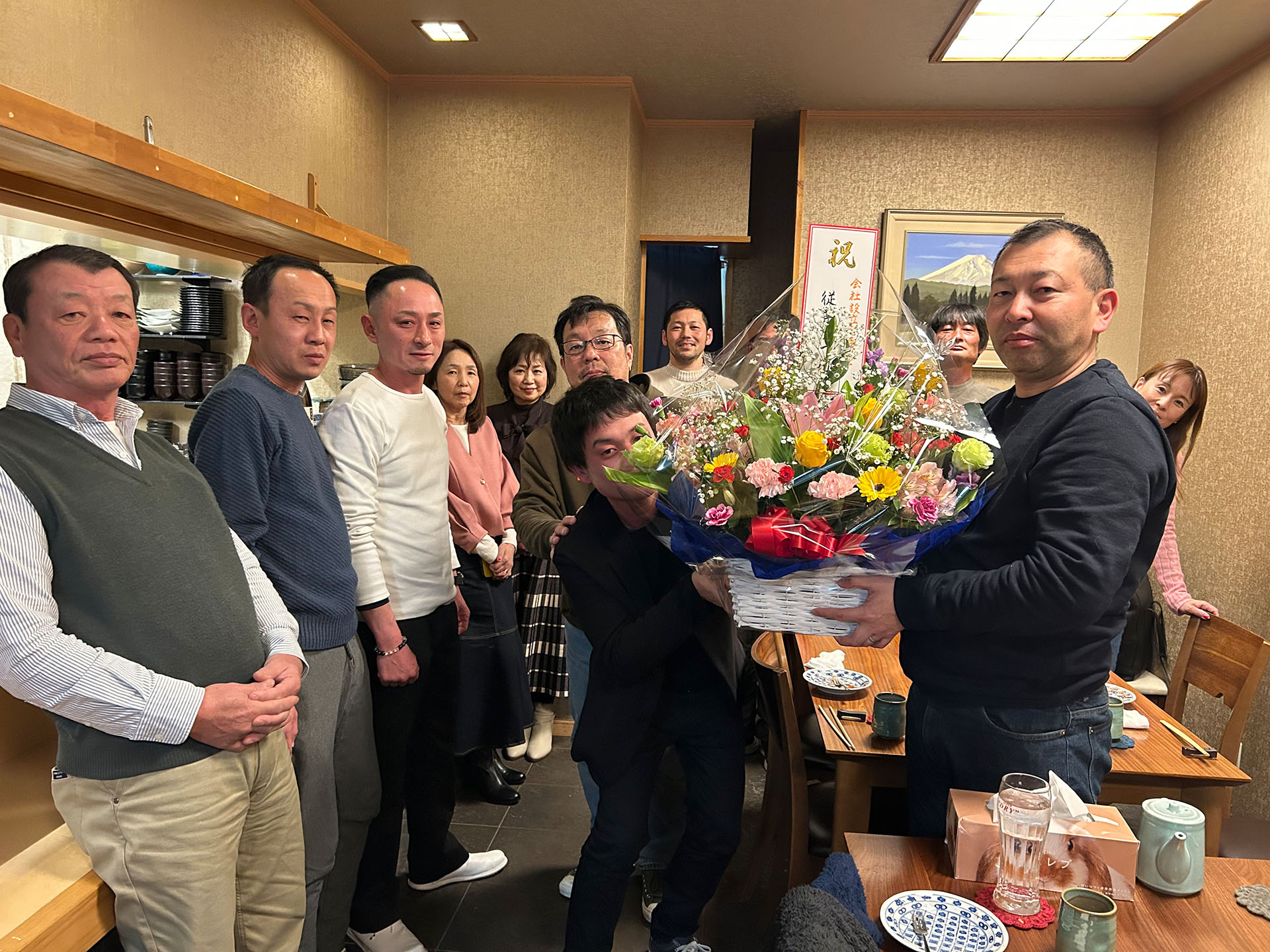 会社設立13年祝賀会