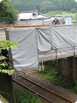 「全身全霊」をもって手がけてきた工事