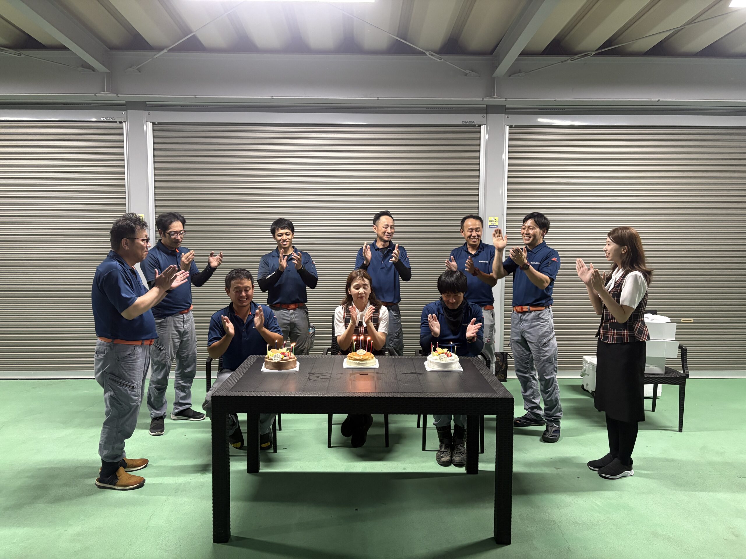 親睦会BBQ・社員誕生日祝い